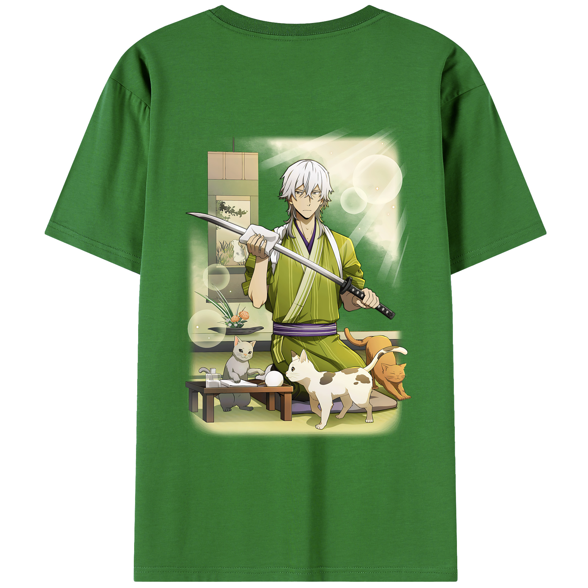 （画像用） 文豪ストレイドッグス Bungo Stray Dogs レディース半袖Tシャツ(バックプリント)